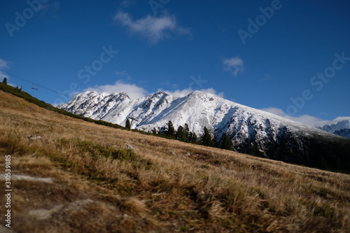 view of snowy mountain