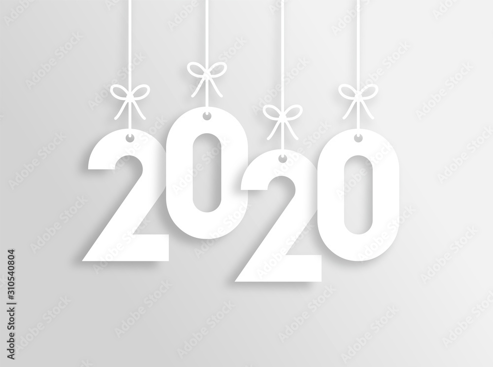 2020 Trendy Colorful Vector Backgorund