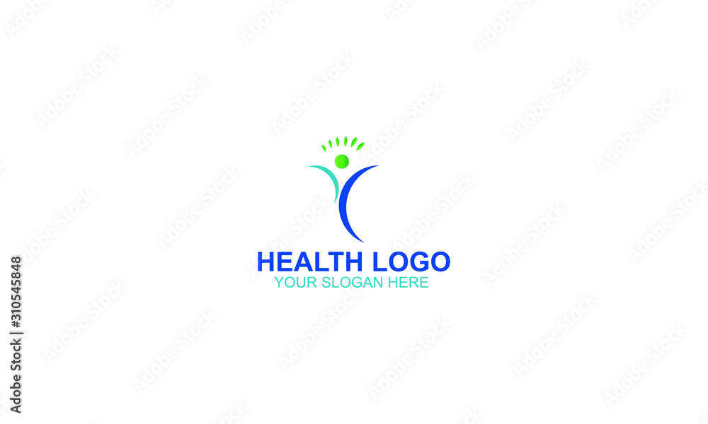 simple creative unique Health Logo Template, Business development - concept logo design. Abstract swoosh human character with leaf creative vector sign. simple creative unique Health Logo Template, Business development - concept logo design. Abstract swoosh human character with leaf creative vector sign.