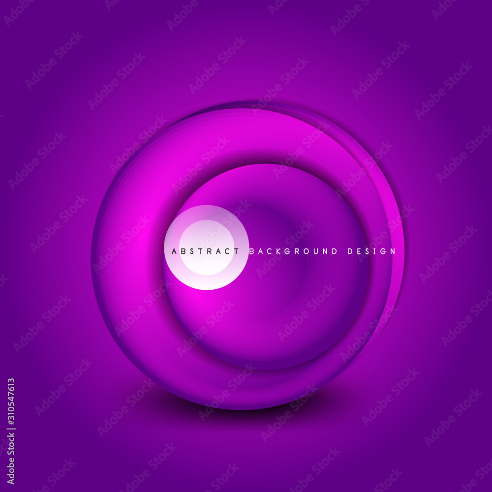 Vector swirl circle banner, 3d style abstract sphere or round shape icon or background templates. Vector Illustration For Wallpaper, Banner, Background, Card, Book Illustration, landing page
