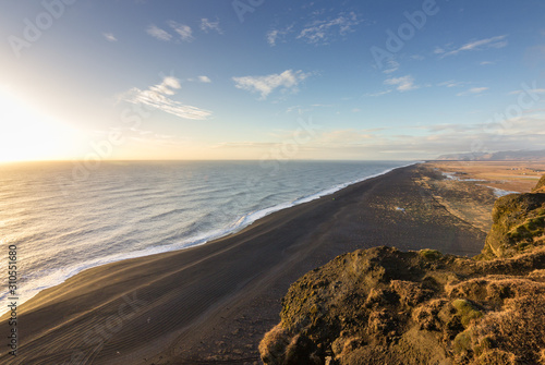 Views from Dyrhólaey in the south of Iceland