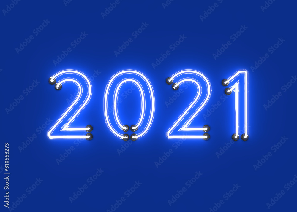 New Year 2021 Creative Design Concept - 3D Rendered Image New Year 2021 Creative Design Concept - 3D Rendered Image
