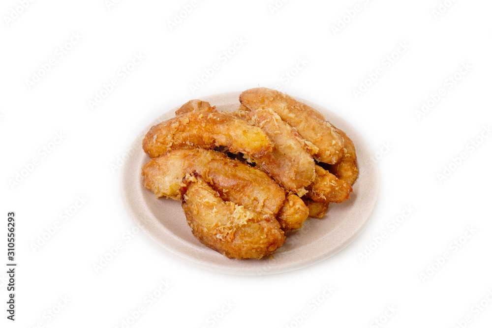 Fried Banana (Pisang Goreng), traditional snack in Malaysia and Indonesia.. Fried Banana (Pisang Goreng), traditional snack in Malaysia and Indonesia..