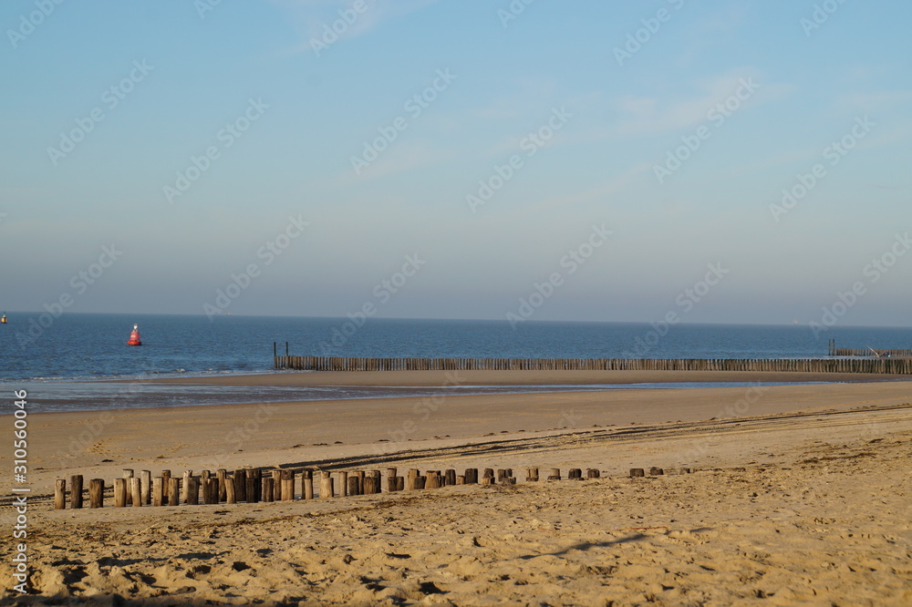 beach near Vlissingen Dishoek Netherlands