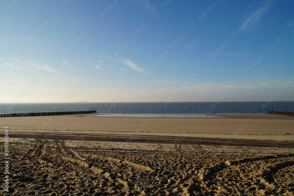 beach near Vlissingen Dishoek Netherlands