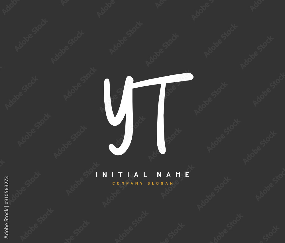 Y T YT Beauty vector initial logo, handwriting logo of initial signature, wedding, fashion, jewerly, boutique, floral and botanical with creative template for any company or business. Y T YT Beauty vector initial logo, handwriting logo of initial signature, wedding, fashion, jewerly, boutique, floral and botanical with creative template for any company or business.