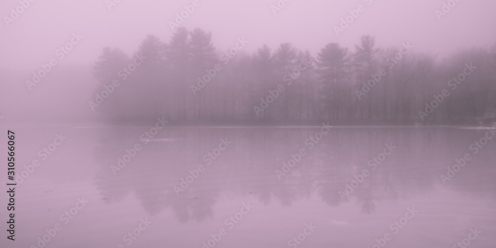 Fototapeta premium Mine Falls Fog 1
