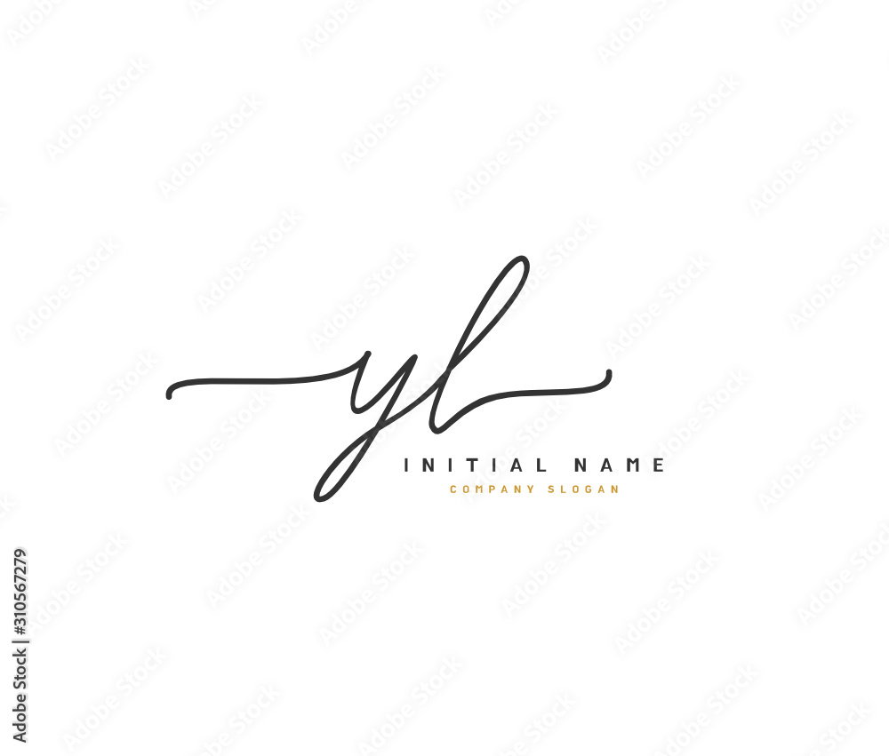 Y L YL Beauty vector initial logo, handwriting logo of initial signature, wedding, fashion, jewerly, boutique, floral and botanical with creative template for any company or business. Y L YL Beauty vector initial logo, handwriting logo of initial signature, wedding, fashion, jewerly, boutique, floral and botanical with creative template for any company or business.