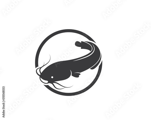catfish vector icon illustration design