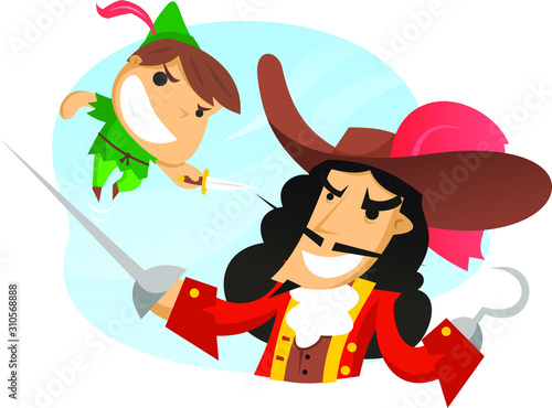 Εκτύπωση καμβά Peter Pan