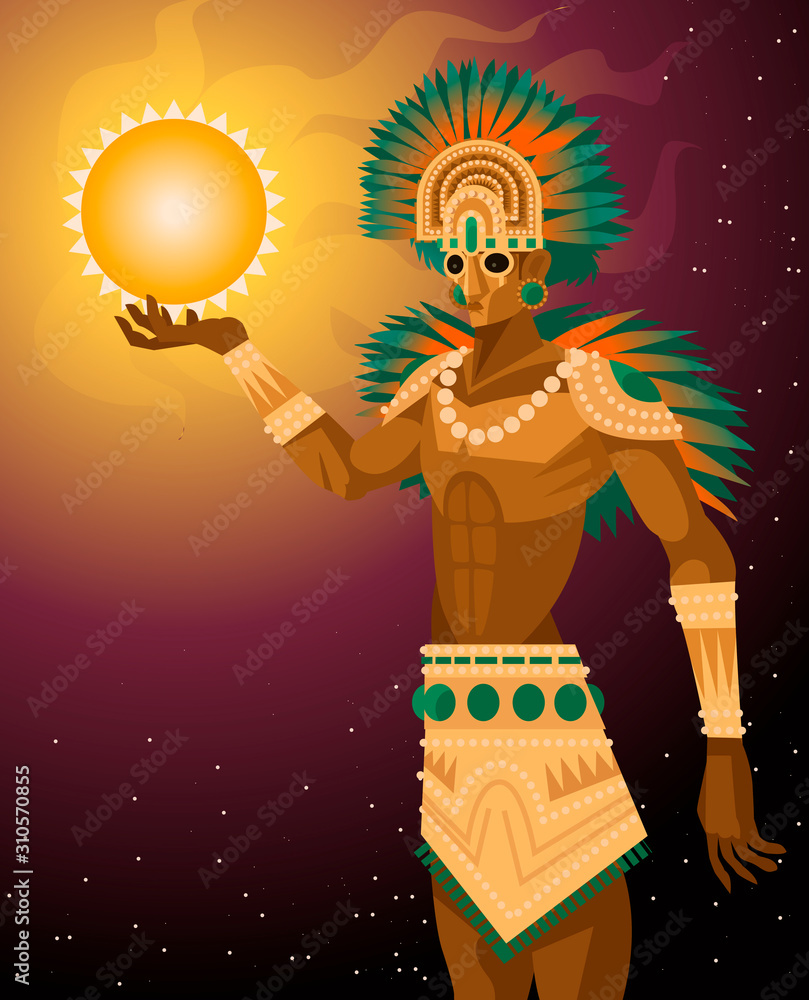 Vetor De Viracocha Inca God Of Sun Do Stock Adobe Stock vetor-de-viracocha-inca-god-of-sun-do-stock-adobe-stock