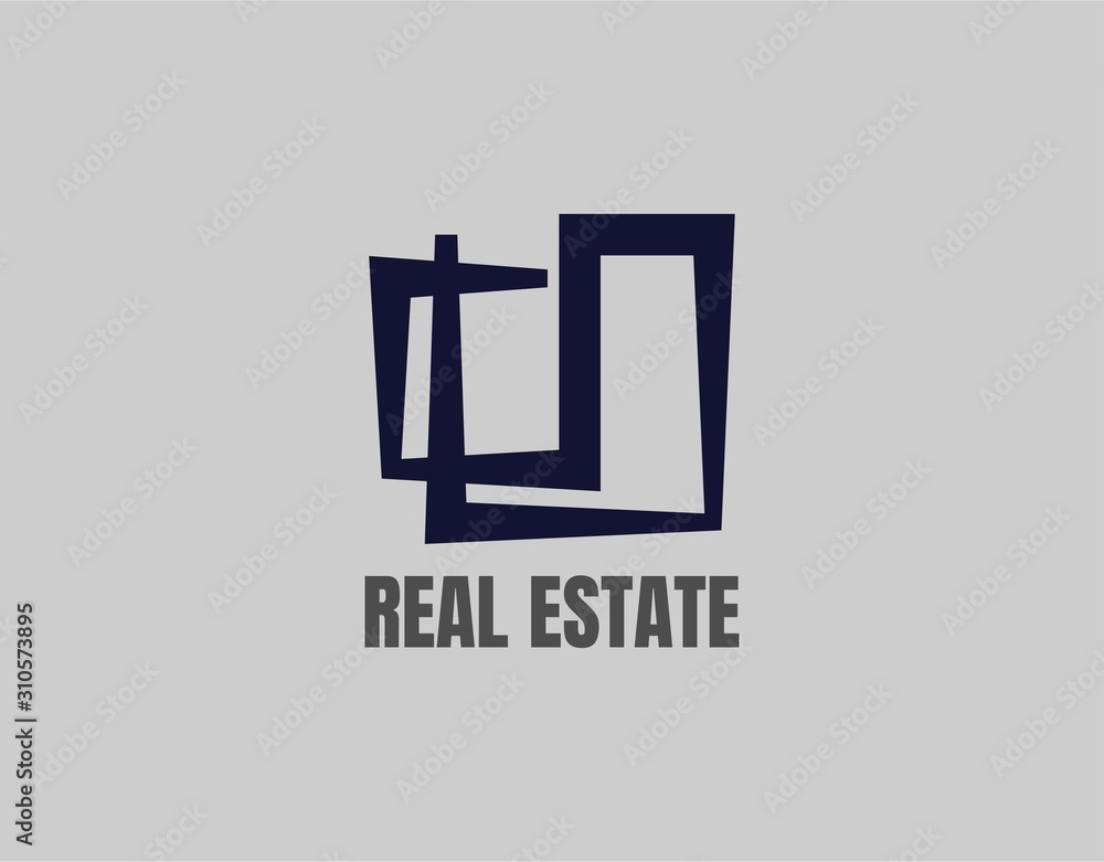 Simple and Unique Logo of Real Estate with Modern Concept. Apartment Icon Vector Illustration. Suitable for Building, City, Real Estate Business Company Sign and Symbol. Simple and Unique Logo of Real Estate with Modern Concept. Apartment Icon Vector Illustration. Suitable for Building, City, Real Estate Business Company Sign and Symbol.