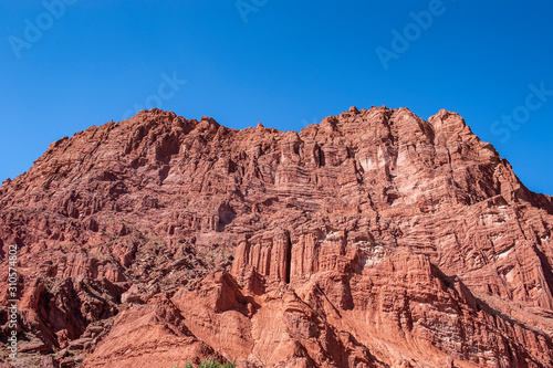 red rock canyon in utah usa