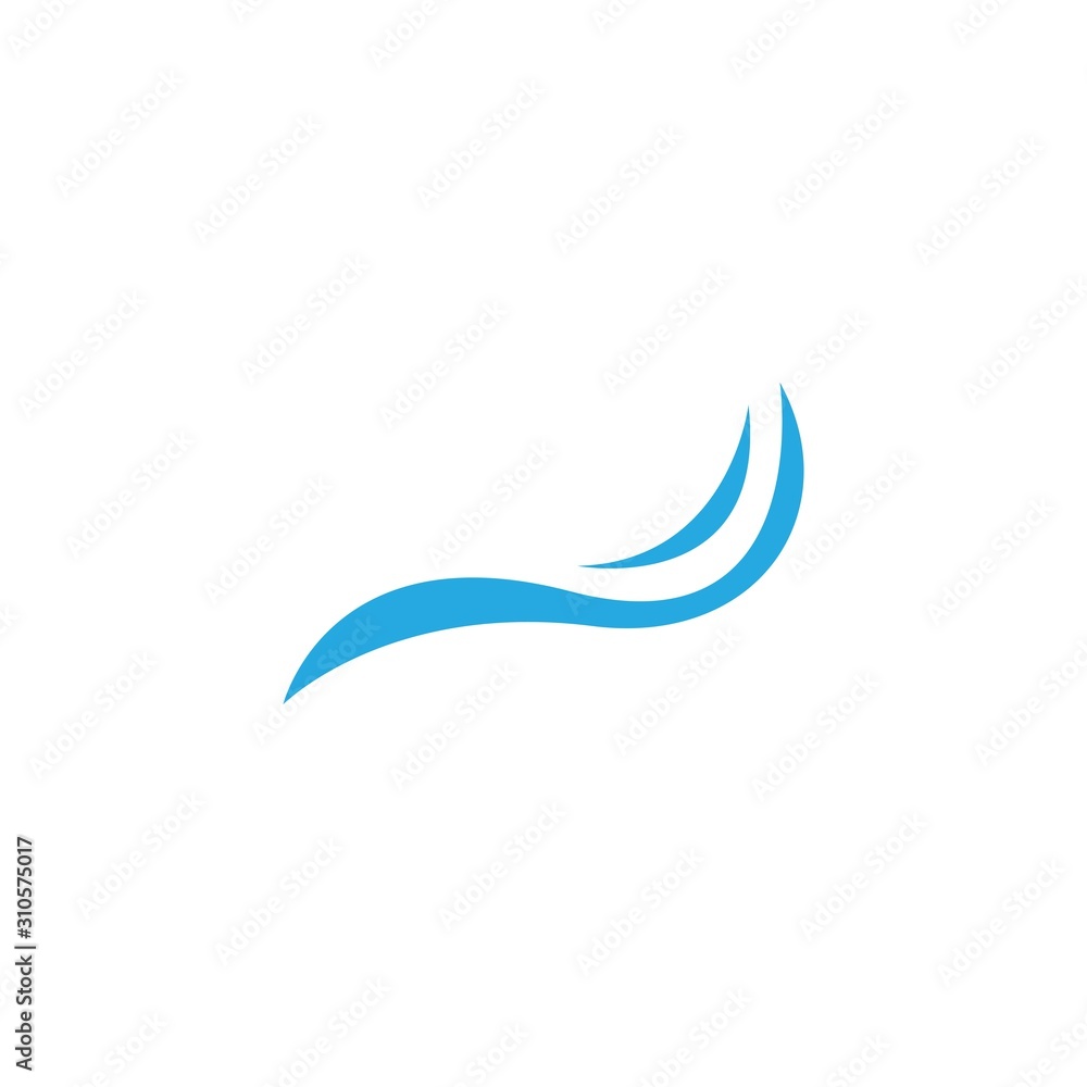 Obraz premium Water Wave Icon