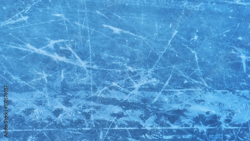 blue ice abstract natural background, winter decor