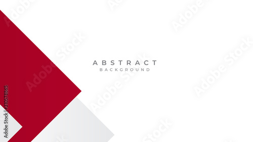 Free Download Modern Simple Red White Abstract Background Presentation Design - GFXLoad