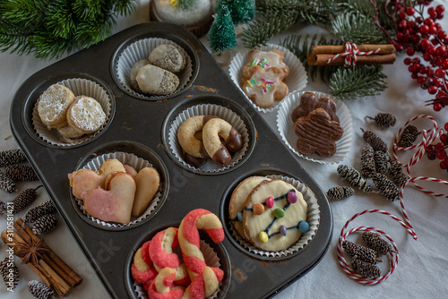 Traditional German home made Christmas Cookies