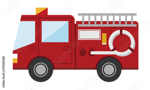 消防車　消防　火事