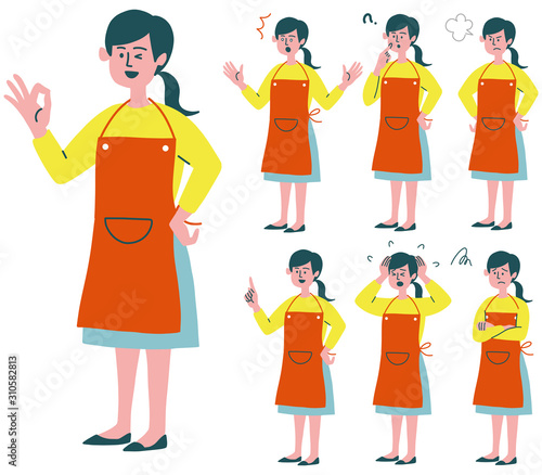 主婦　女性　セット