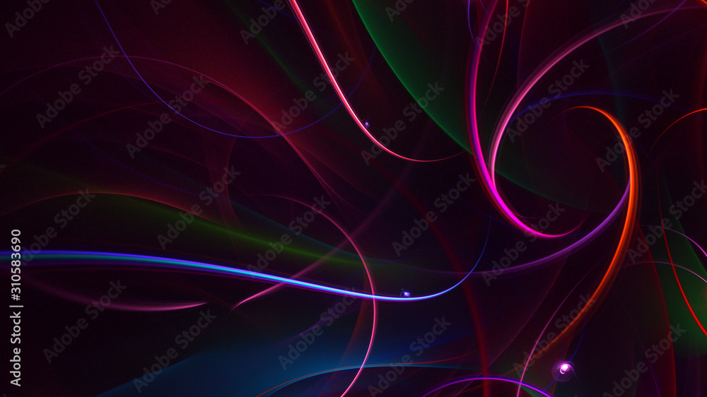 Fractal 3D rendering abstract light background Fractal 3D rendering abstract light background