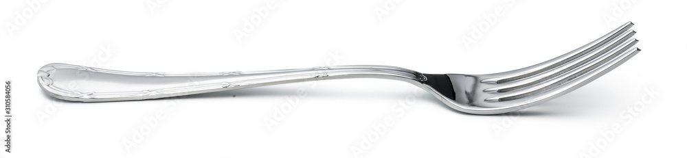 Stainless steel fork isolated on white background Stainless steel fork isolated on white background