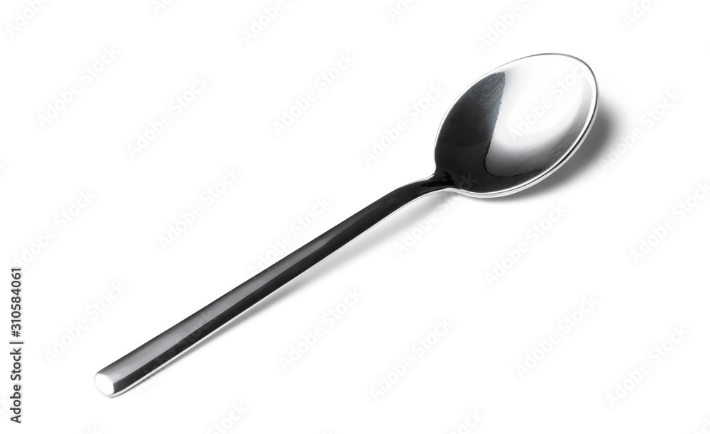 Cutlery dessert spoon isolated on white background Cutlery dessert spoon isolated on white background
