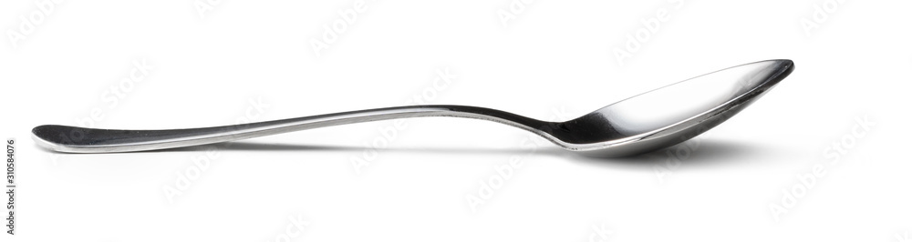 Cutlery dessert spoon isolated on white background Cutlery dessert spoon isolated on white background