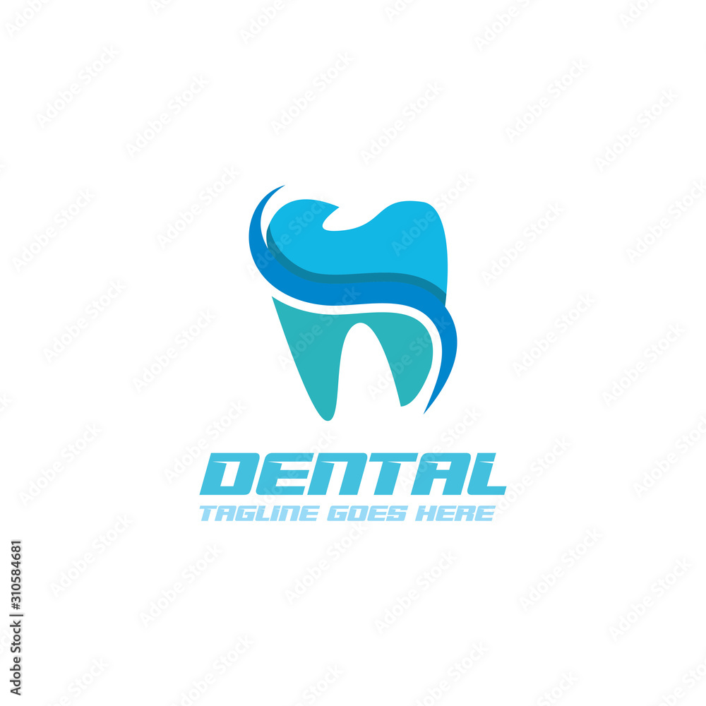 Dental care logo Template vector illustration icon design Dental care logo Template vector illustration icon design