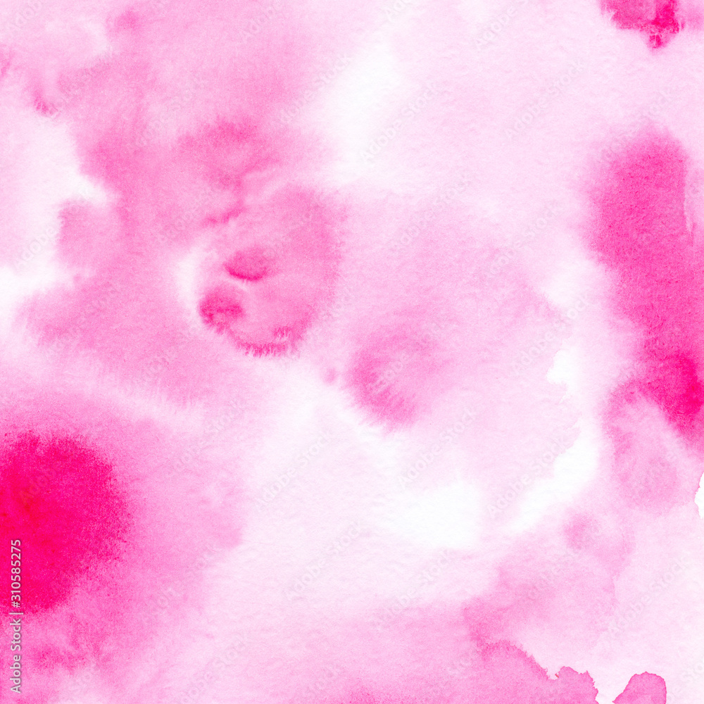 Watercolor background with pink smudges is perfect for web sites, digital wallpapers, in the design of photo albums, scrapbooking, cards, invitations and much more.