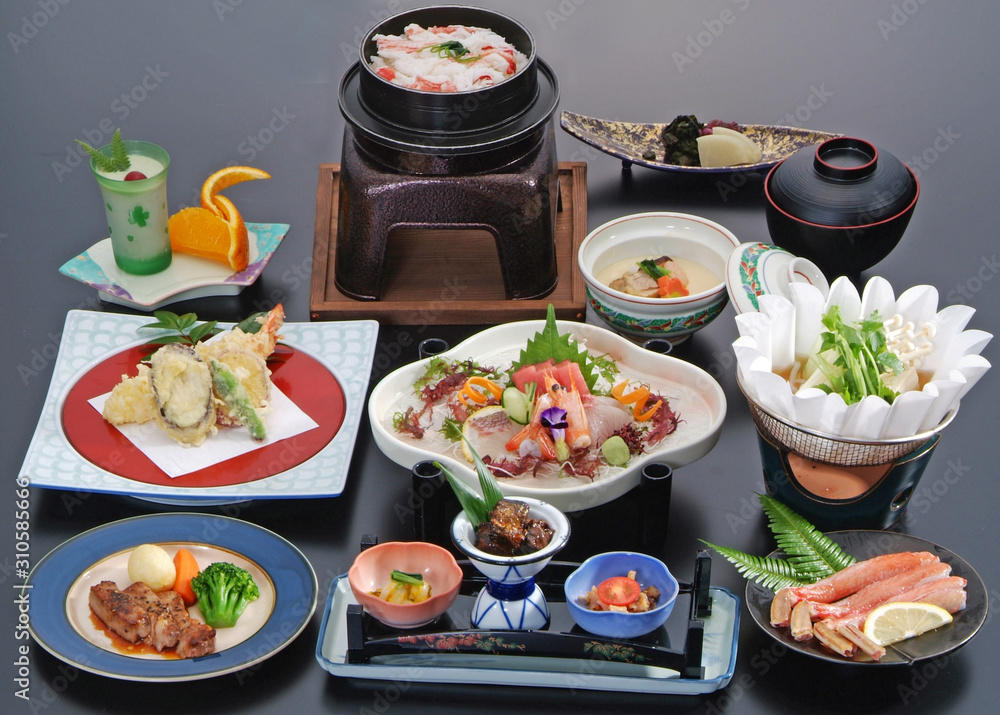 会席料理 和食 盛付 会席料理 和食 盛付