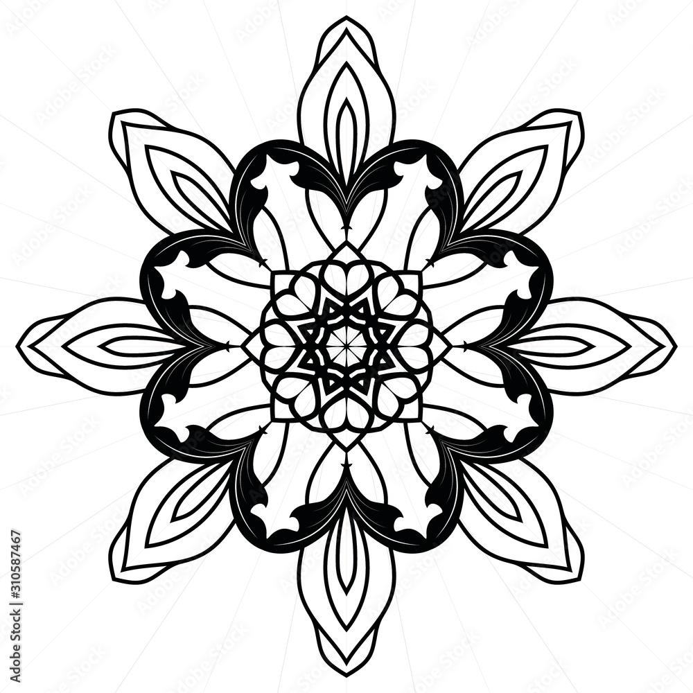 Gold Element Premium Mandala Design