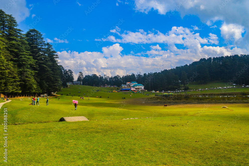 Khajjiar, the 'Mini Switzerland of India,' as it is often dubbed, is a small hill station in the north Indian state of Himachal Pradesh.