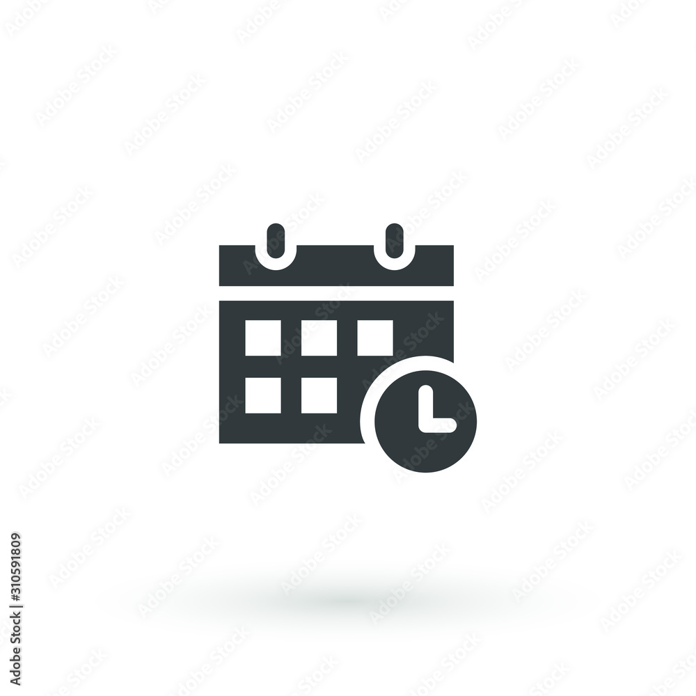 calendar icon vector logo template design element calendar icon vector logo template design element