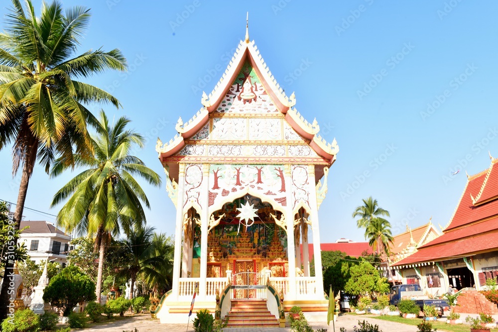 Naklejka premium 라오스 풍경