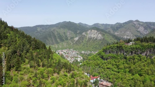 Borjomi is a resort town in south-central Georgia. Is situated in the picturesque Borjomi Gorge