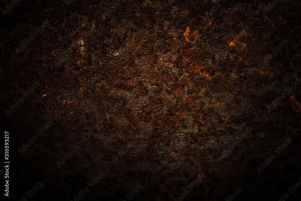 Abstract pattern of rust on old metal textured surface for background. Toned Abstract pattern of rust on old metal textured surface for background. Toned