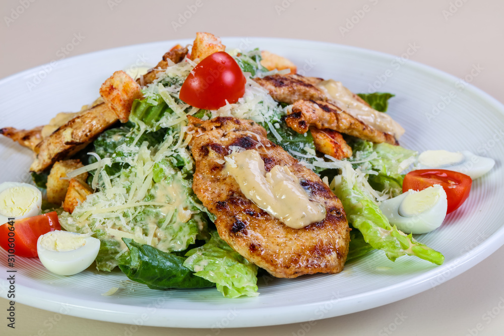 Caesar salad with chicken Caesar salad with chicken