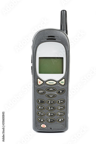 Wallpaper Mural Old mobile phone on white background Torontodigital.ca
