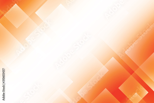 Abstract geometric orange and white color background. Vector, illustration.