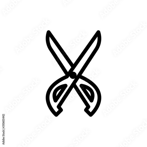 Handrawn line tailor set collection vector illustration isolated on white background