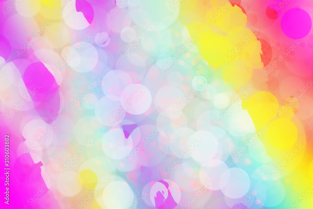 Abstract Blurred rainbow colours  Background.