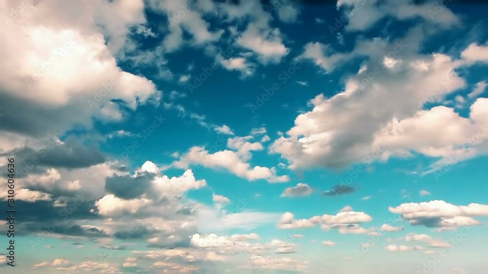 sky and clouds. time lapse. sky and clouds. time lapse.