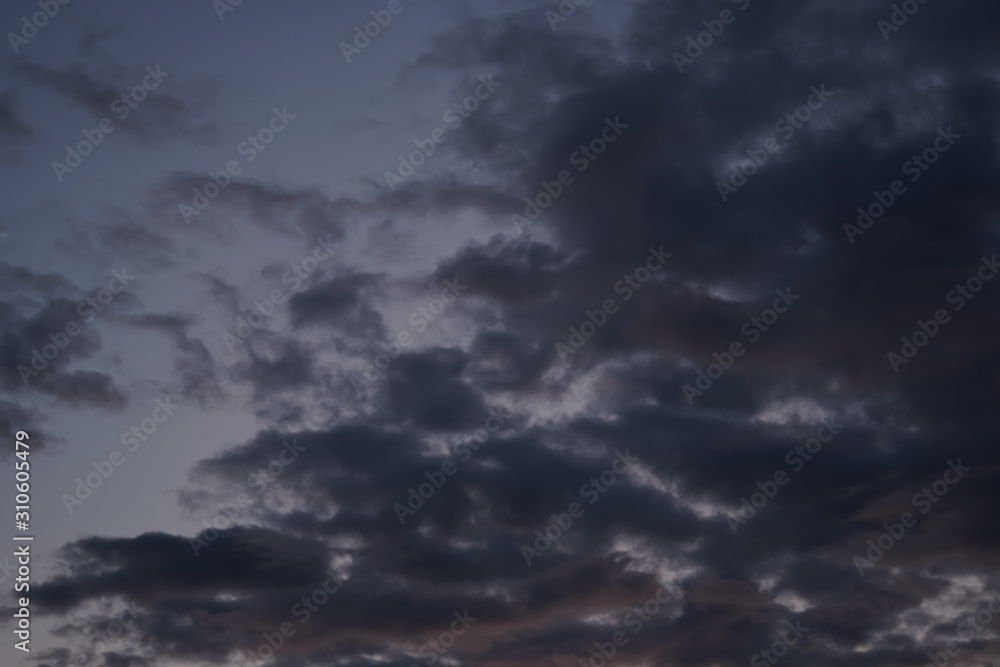 The sky before the rain, the cloudy dramatic sky, dark clouds texture background