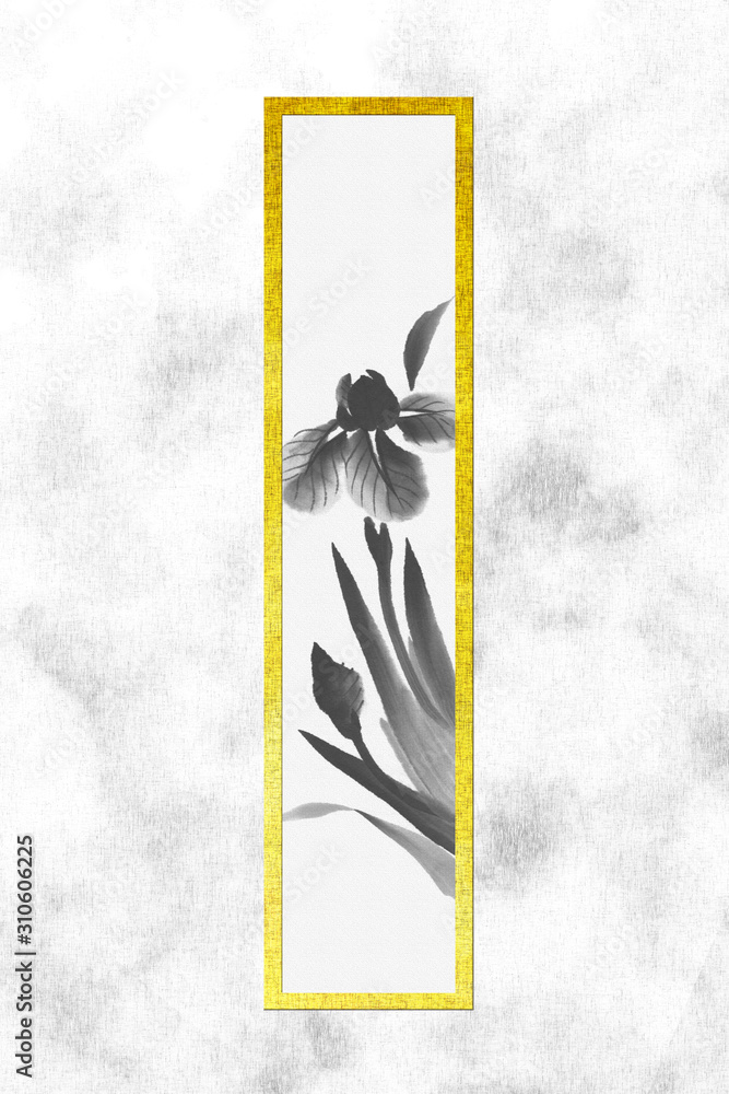 日本の四季 夏の植物 水芭蕉 墨絵 Stock Illustration Adobe Stock 日本の四季 夏の植物 水芭蕉 墨絵 Stock Illustration Adobe Stock