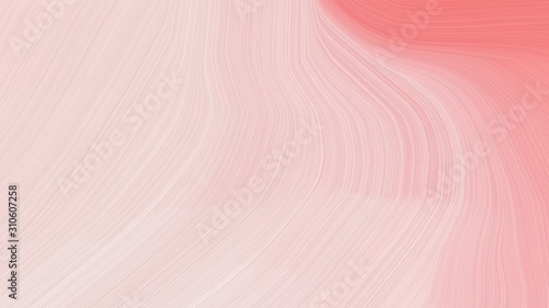 simple colorful contemporary waves design with baby pink, light coral and pastel magenta color