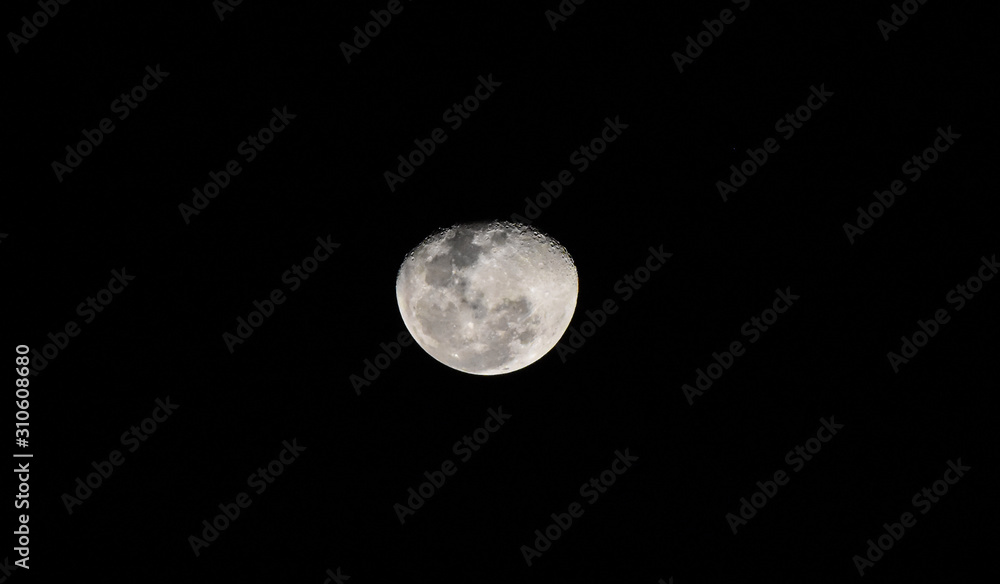 Moon detailed closeup