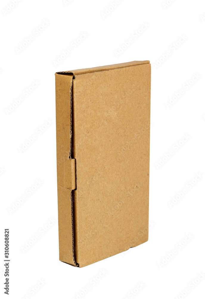 Cardboard box isolated on a white background. Cardboard box isolated on a white background.