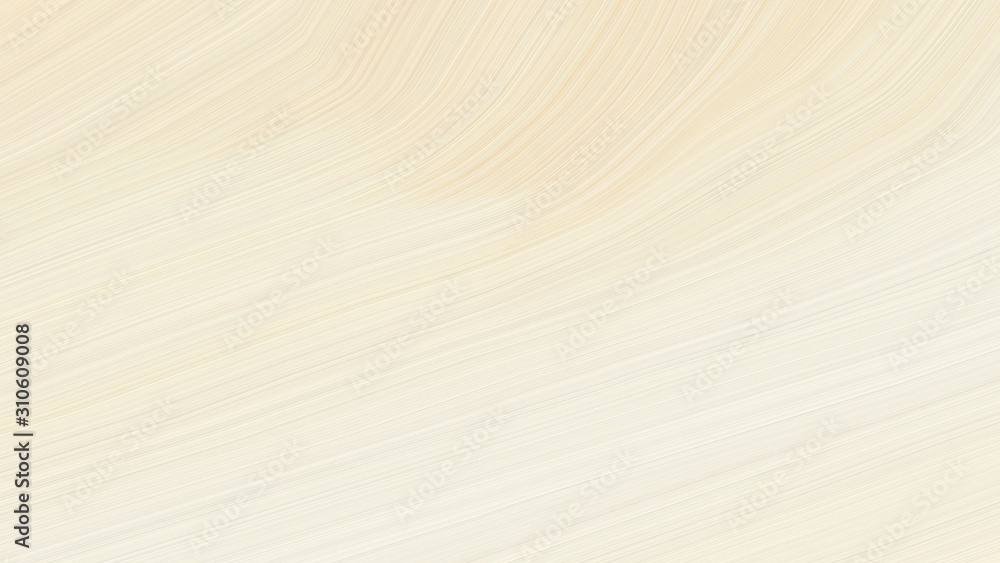 simple colorful abstract waves illustration with antique white, sea shell and wheat color