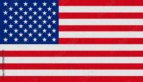 american flag of united states of america