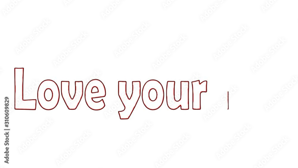 Love your life, concept words drawing on white board. Love your life, concept words drawing on white board.